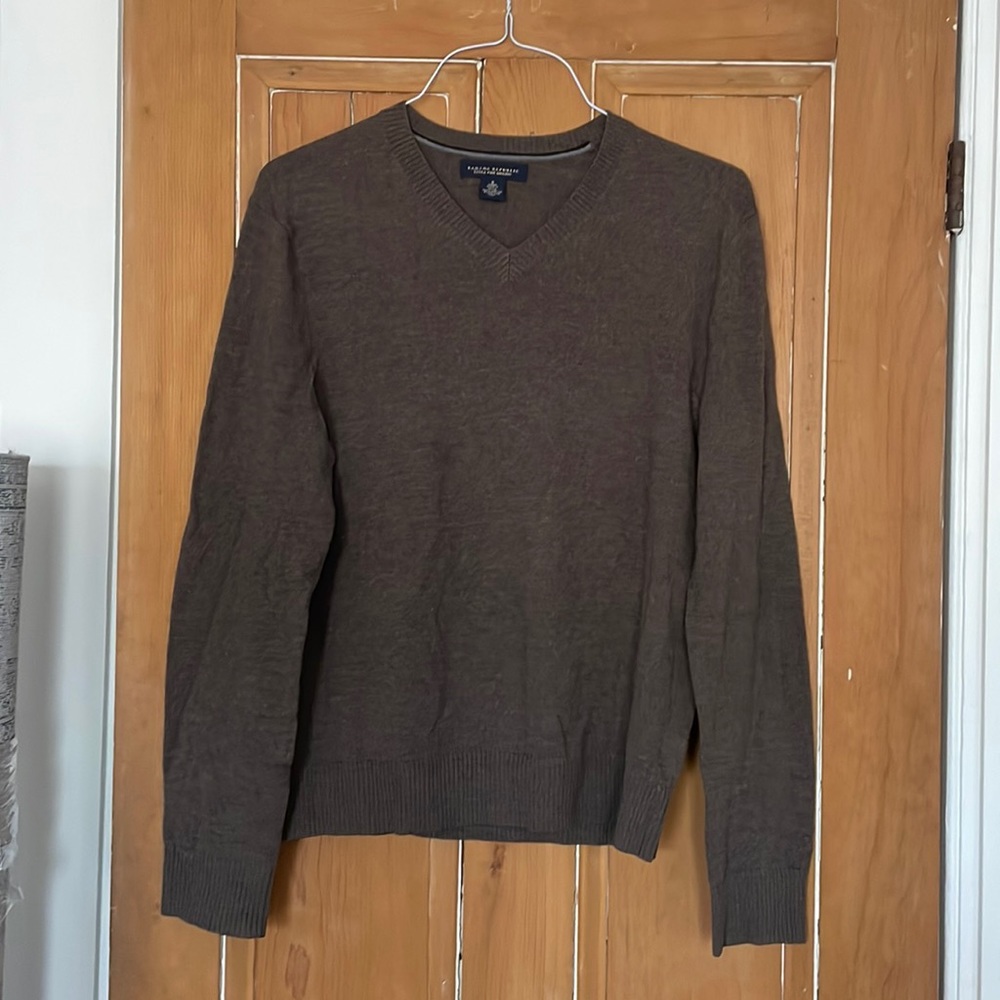 Banana Republic brown extra fine merino wool sweater S